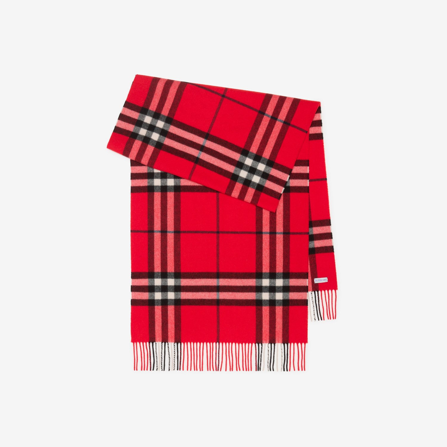 Burberry Wide Check Cashmere Scarf