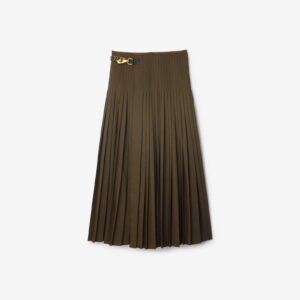 Burberry Wool Mohair Maxi Kilt