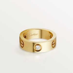 Cartier Love ring 3 diamonds