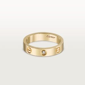 Cartier Love wedding band 1 diamond