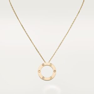 Cartier Love necklace 3 diamonds