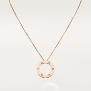 Cartier Love necklace 3 diamonds