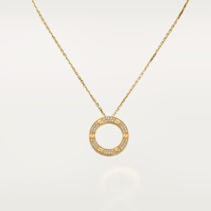 Cartier Love necklace diamond-paved