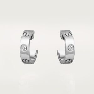 Cartier Love earrings 2 diamonds