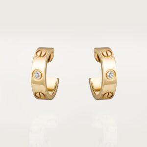 Cartier Love earrings 2 diamonds