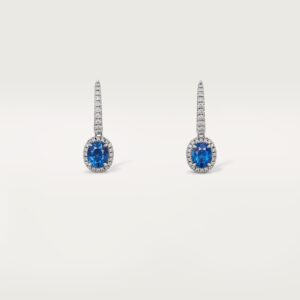 Cartier Destinee earrings with coloured stone