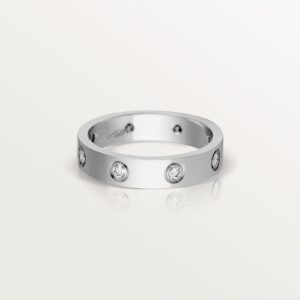 Cartier Love wedding band 8 diamonds