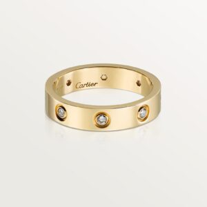 Cartier Love wedding band 8 diamonds