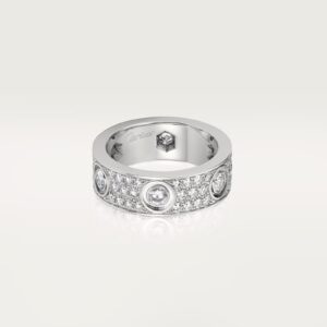 Cartier Love ring diamond-paved