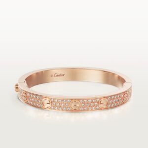 Cartier Love bracelet diamond-paved
