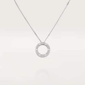 Cartier Love necklace diamond-paved