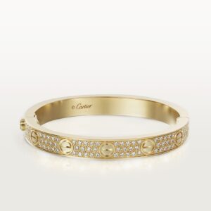 Cartier Love bracelet diamond-paved