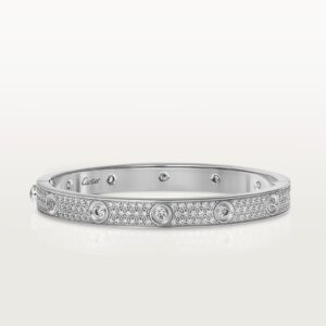 Cartier Love bracelet diamond-paved