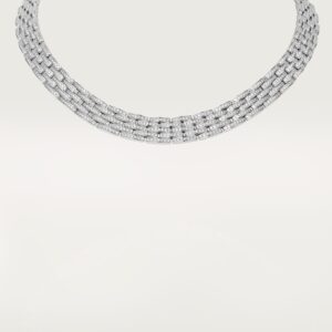 Cartier Maillon Panthere fine necklace 5 diamond-paved rows