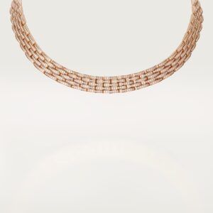 Cartier Maillon Panthere fine necklace 5 diamond-paved rows