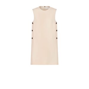 Dior Sleeveless Tunic Ecru Wool and Silk