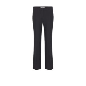 Dior Straight Pants Black Wool and Silk