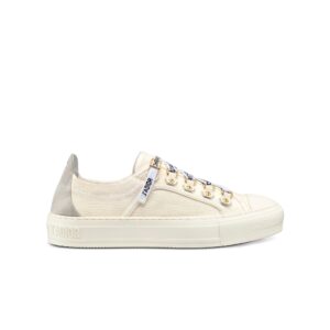 Walk'n'Dior Sneaker White Canvas and Suede Calfskin