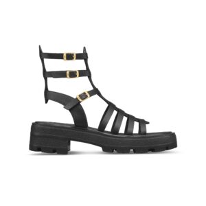 Dior Bay Platform Sandal Black Calfskin
