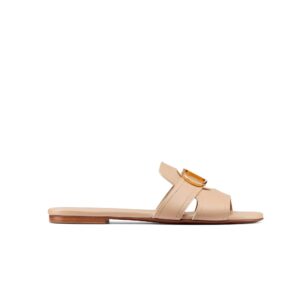 Dior 30 Montaigne Slide Nude Calfskin