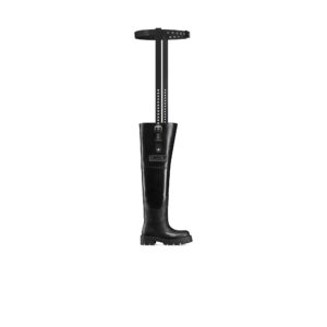 Dior D-Scots Thigh Boot with Belt Black Calfskin