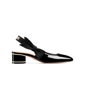 Miss Dior Paris Slingback Pump Black Patent Calfskin