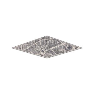 Dior Plan de Paris Dior Diamond Beige and Navy Blue Silk Twill