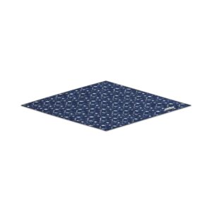 Dior Miss Dior Allover Dior Diamond White and Navy Blue Silk Twill