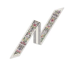 Dior Around the World Mitzah Scarf Ivory Multicolor Silk Twill