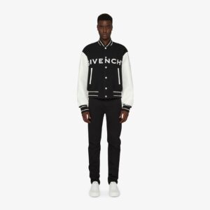 Givenchy Men's Varsity Jacket In Wool And Leather