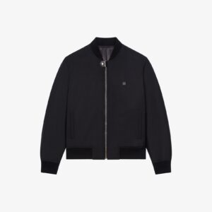 Givenchy Men's Reversible Bomber Jacket In 4G Wool