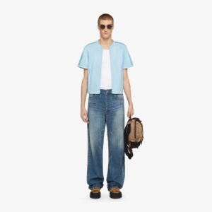 Givenchy Men's Jacket In Perforated Leather