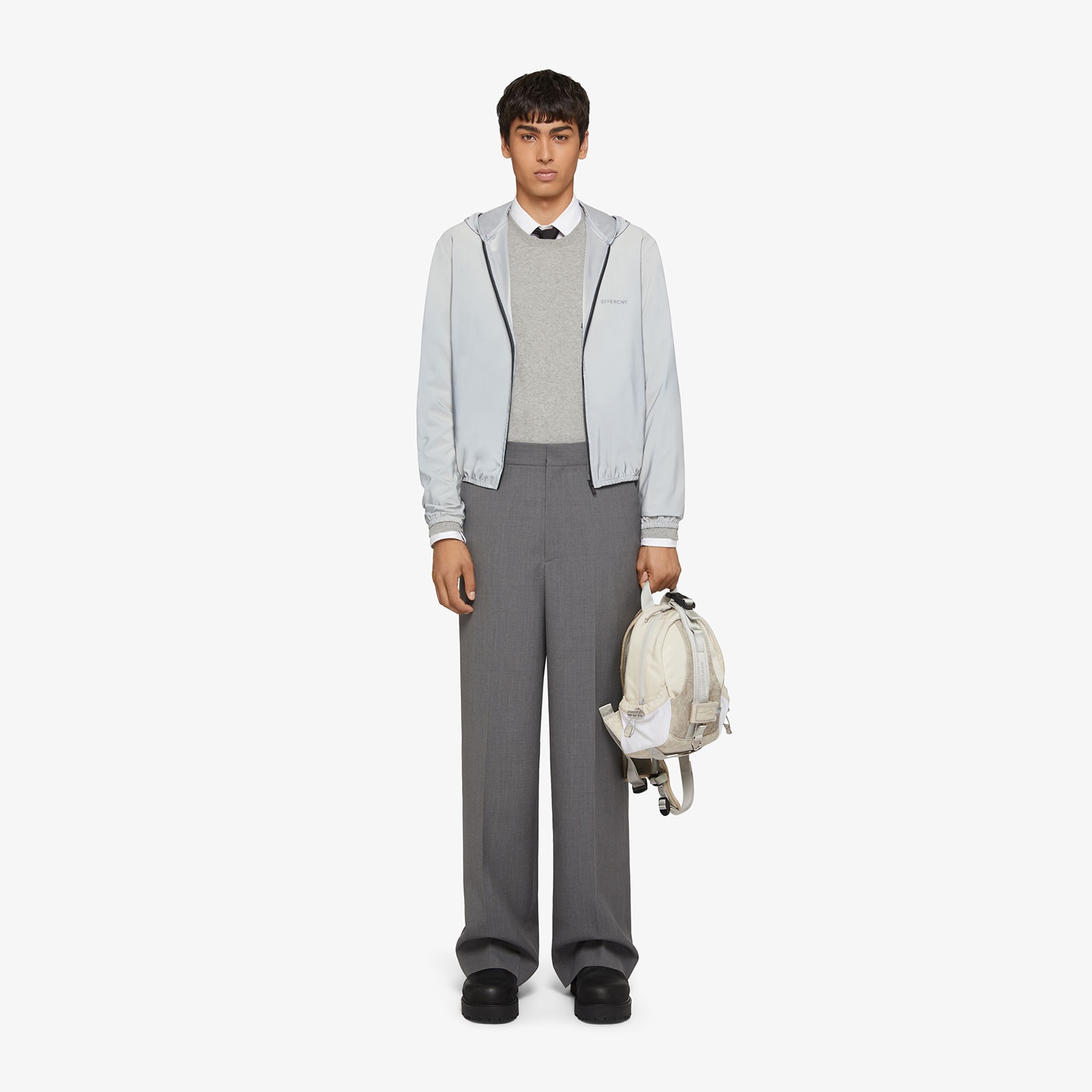 Givenchy Men's Extra Wide Pants In Wool