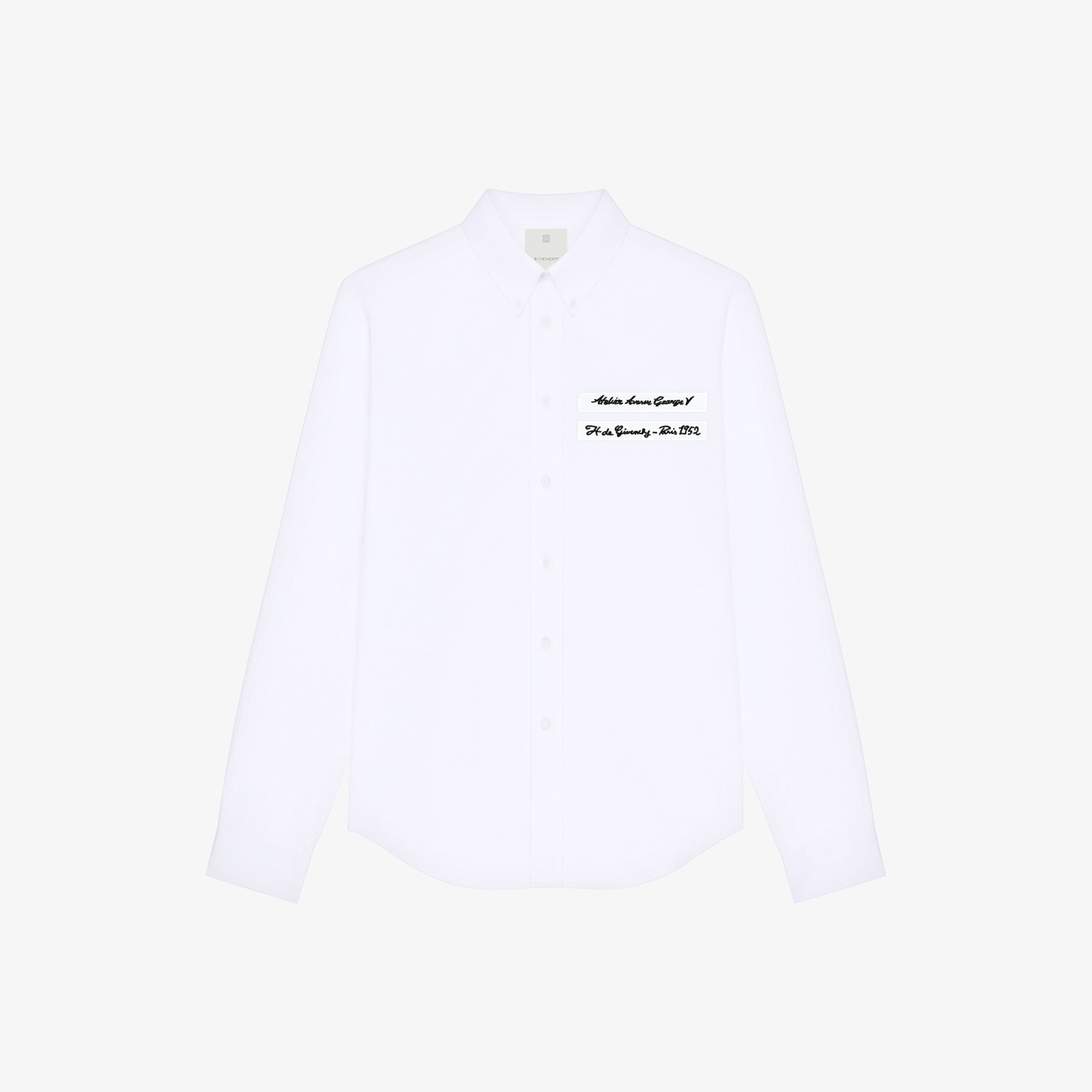 Givenchy Men's Shirt In Poplin With Gros Grain