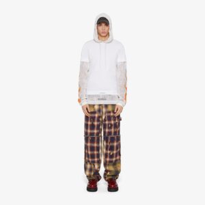 Givenchy Men's Overlapped Hooded T-Shirt In Cotton And Mesh