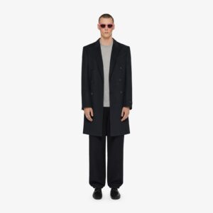Givenchy Men's Coat In Double Face Wool And Cashmere
