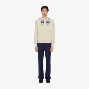 Givenchy Men's Hoodie In Fleece With Hair Print