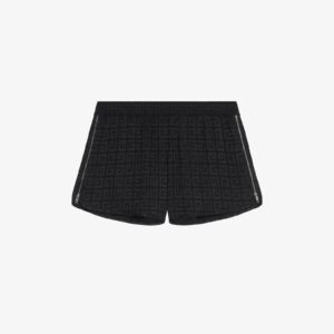 Givenchy Women's Shorts With Zips In 4G Jacquard