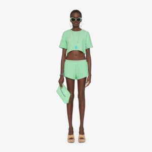 Givenchy Women's Shorts In 4G Cotton Towelling