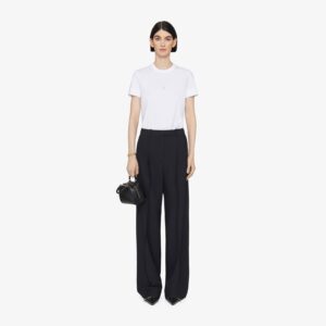 Givenchy Women's Tailored Pants In Wool With Lurex Stripes