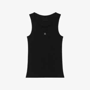 Givenchy Women's Slim Fit Tank Top In Cotton With 4G Detail