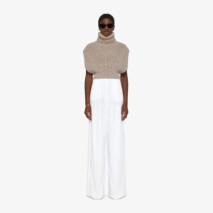 Givenchy Women's Sleeveless Turtleneck Sweater In Wool