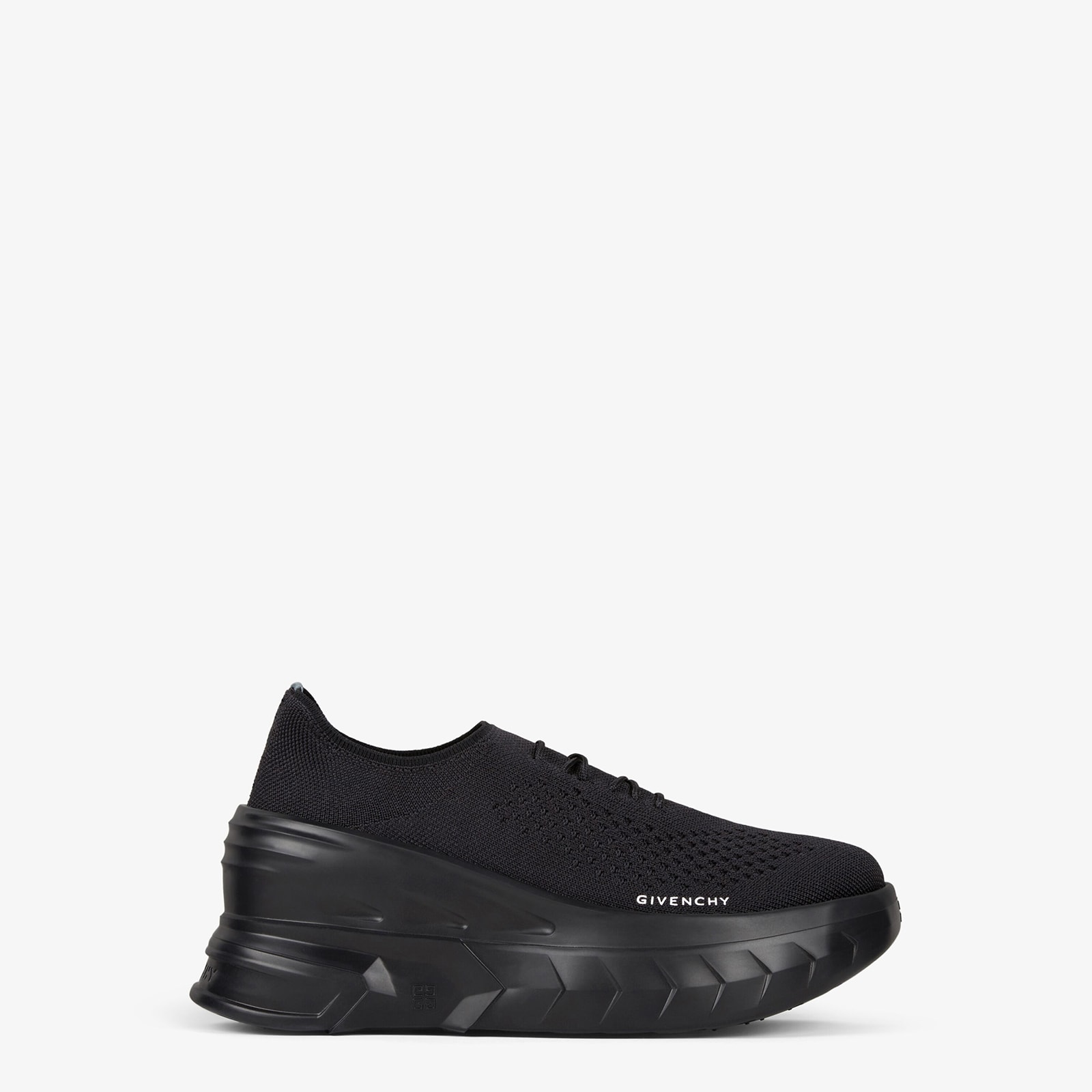 Givenchy Marshmallow Wedge Sneakers In Rubber And Knit