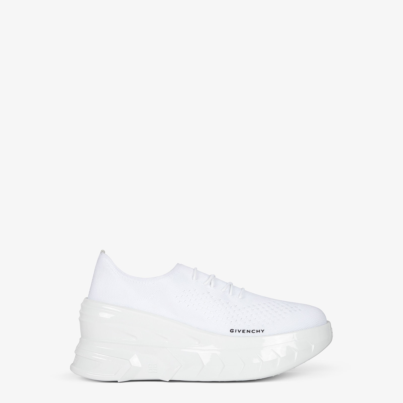 Givenchy Marshmallow Wedge Sneakers In Rubber And Knit