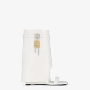 Givenchy Shark Lock Sandal Boots In Leather