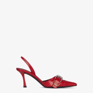 Givenchy Voyou Slingbacks In Leather
