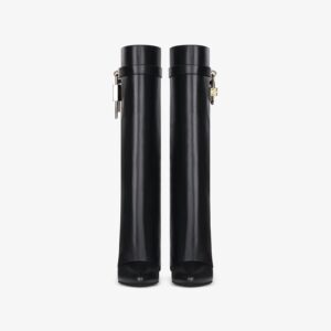 Givenchy Shark Lock Boots In Leather