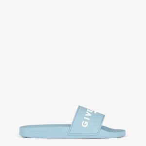Givenchy Slide Flat Sandals In Rubber
