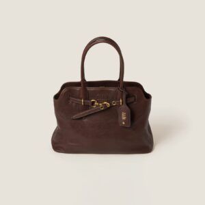 Replica Designer Bag Miu Miu Aventure Nappa Leather Bag