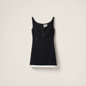 Miu Miu Sequined Boucle Mini-Dress